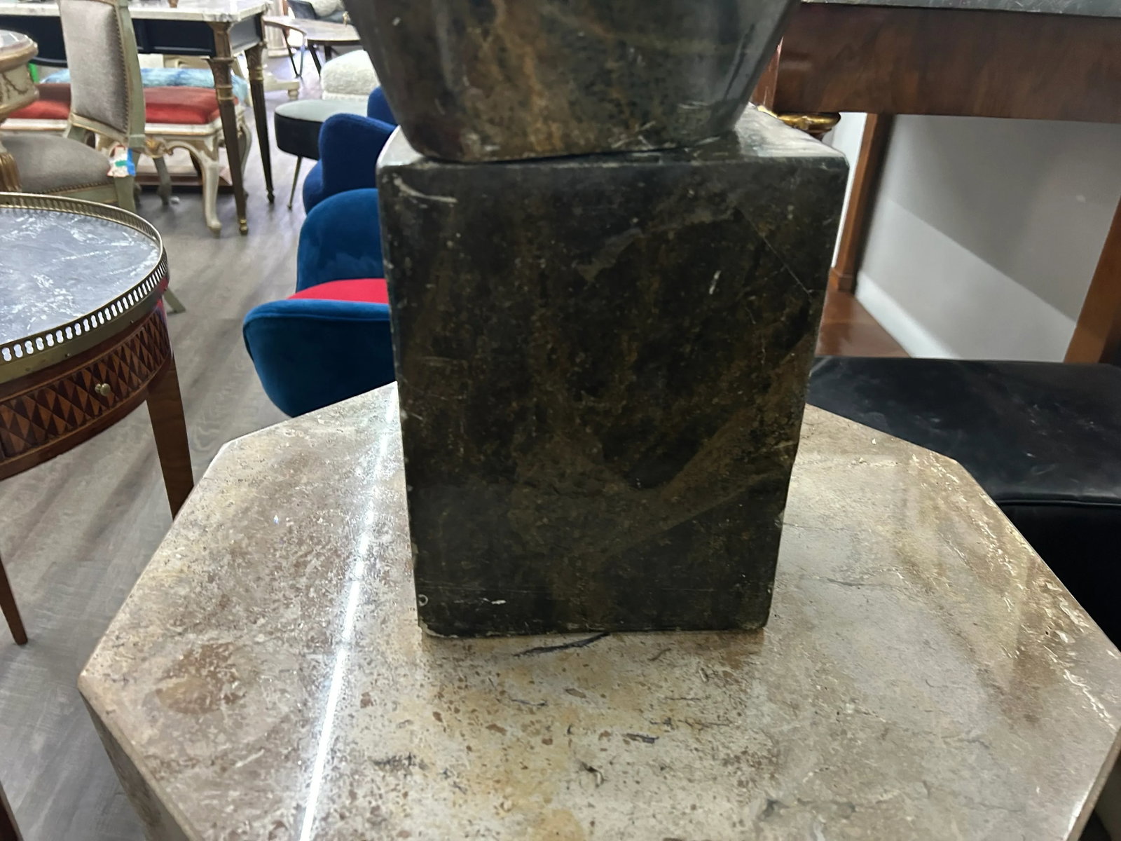 Mid 20th Century Modernist Abstract Stone Sculpture - 7