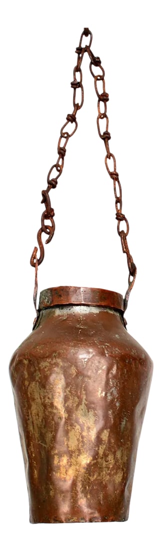 Antique French Vessel Copper & Brass Original Chain (1 of 11)