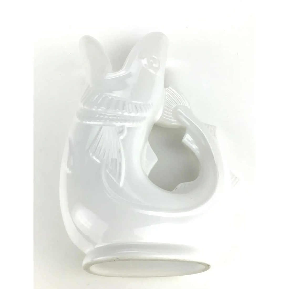 White Pottery Gurgling Cod by Shreveport Crump & Low Boston - 6