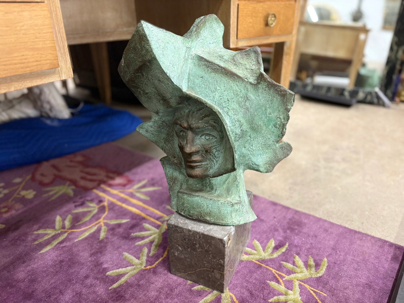 Italian Modern Bronze Bust - 10