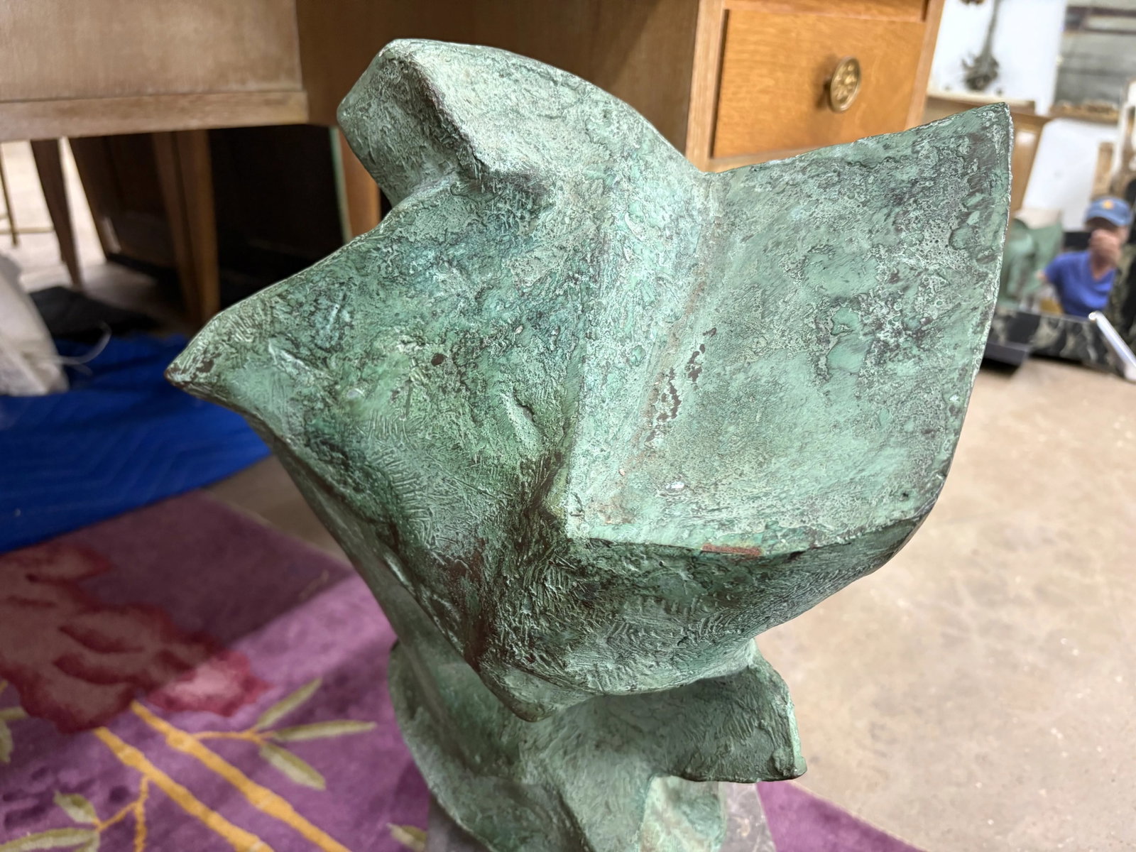 Italian Modern Bronze Bust - 11