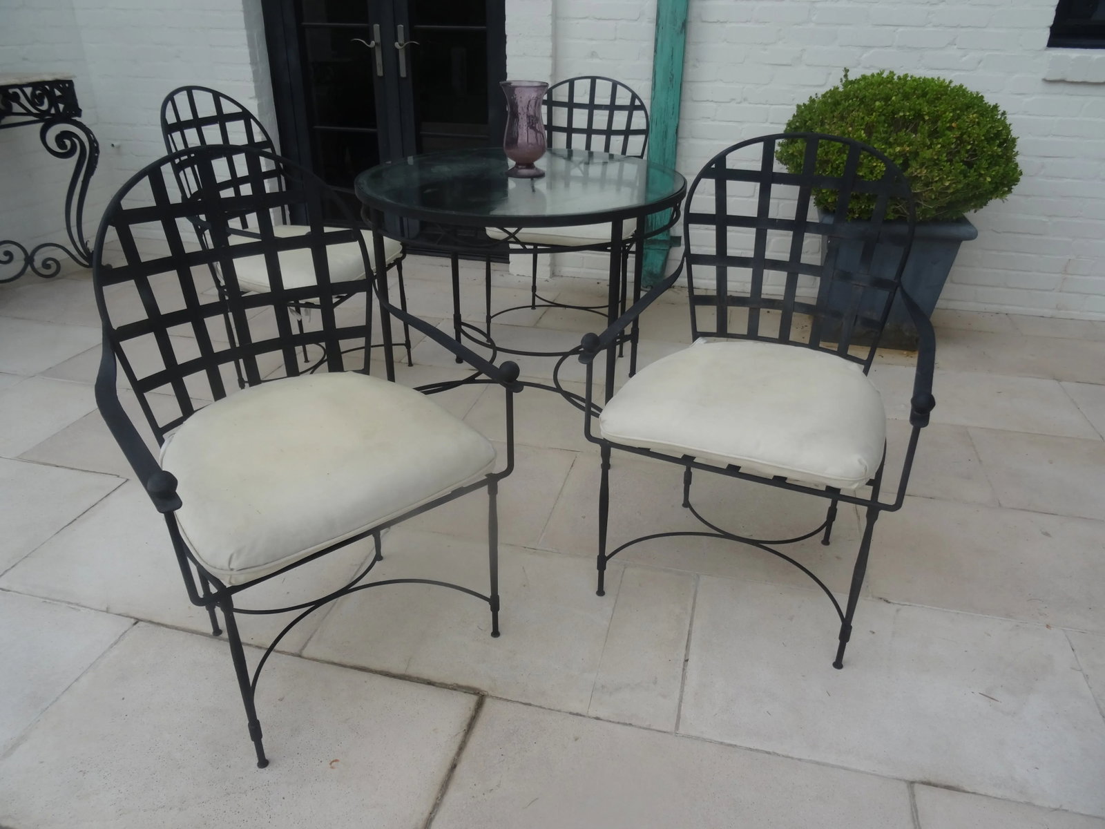 Vintage Mario Papperzini for Salterini Iron Garden Dining Suite, Attributed - 10
