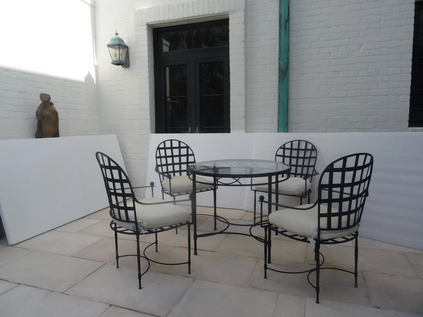 Vintage Mario Papperzini for Salterini Iron Garden Dining Suite, Attributed - 2