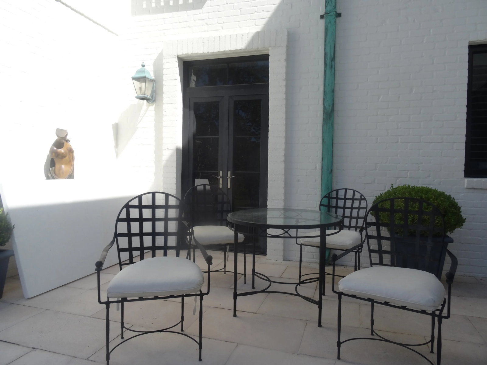 Vintage Mario Papperzini for Salterini Iron Garden Dining Suite, Attributed - 9