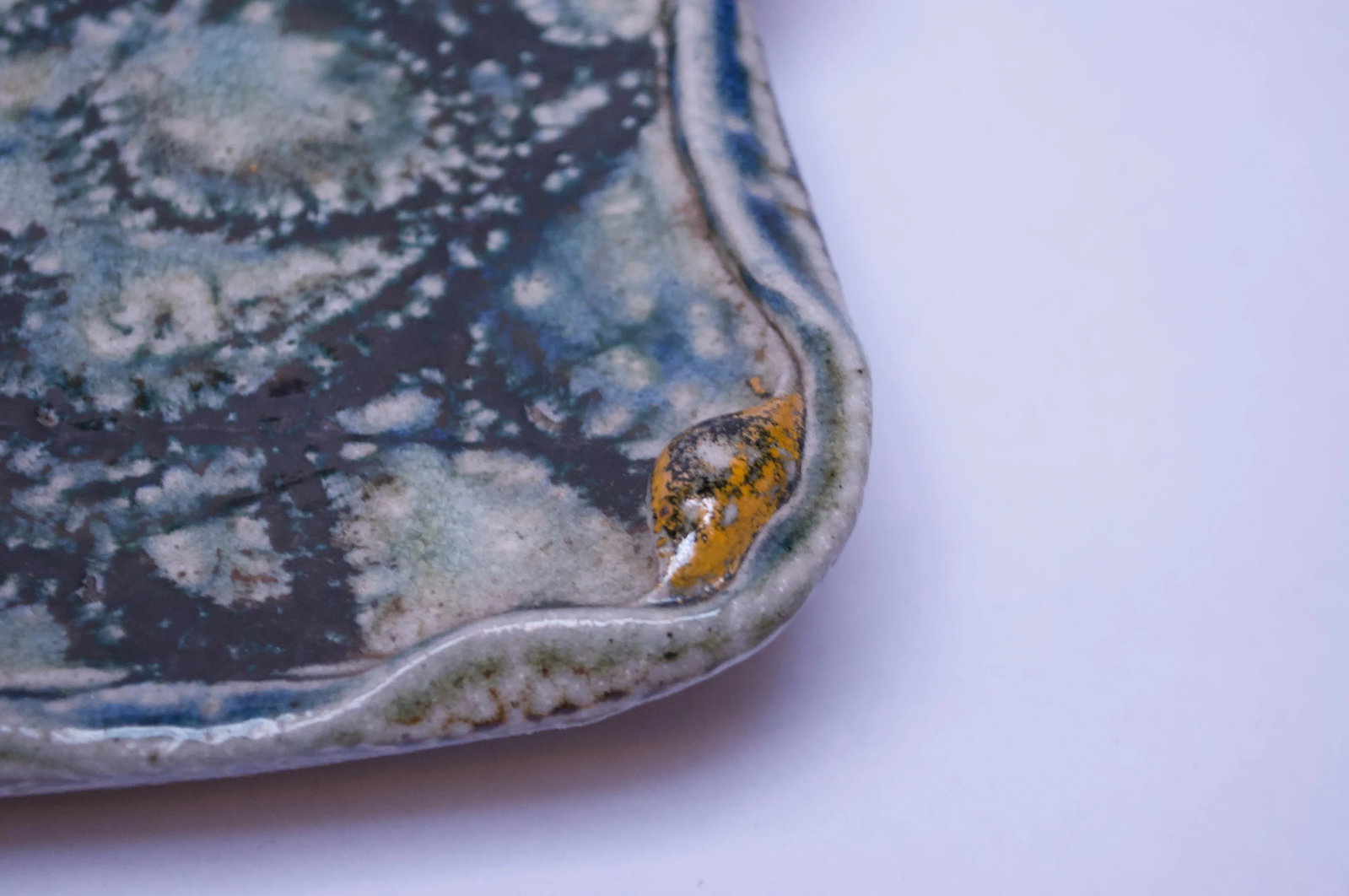 Studio Stoneware Slab Signed Pollack 1973 - 10