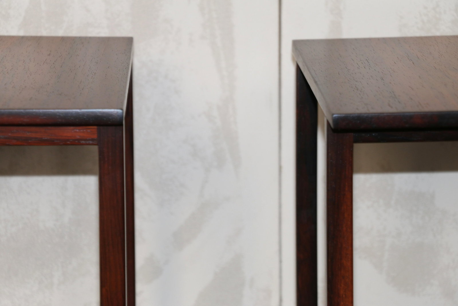 Pair of Vintage Rosewood Side Tables by Kai Kristiansen, Denmark, 1960s - 13