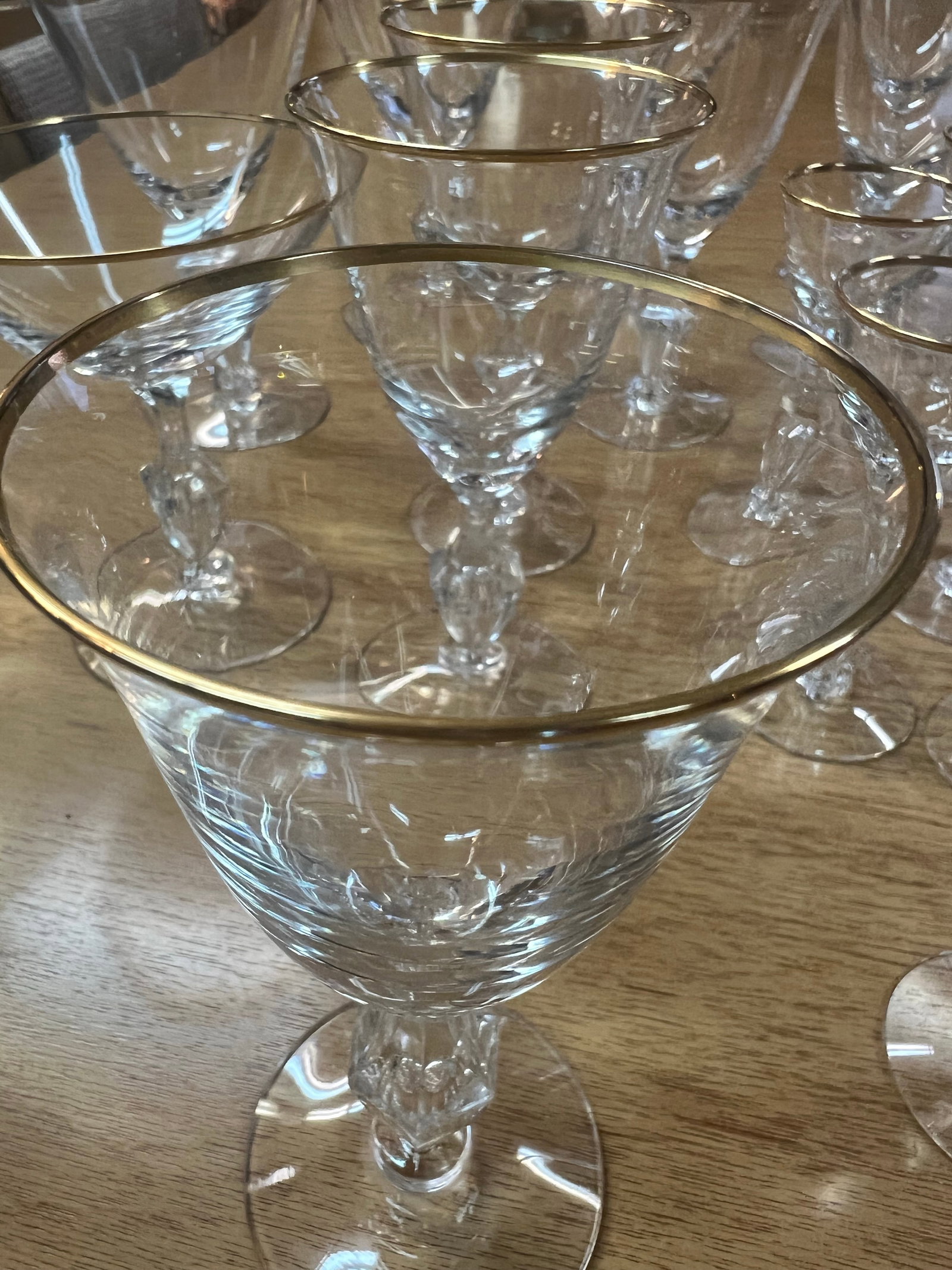 1960s Tiffin Franciscan Mansfield Glassware 34 Piece Set - 9