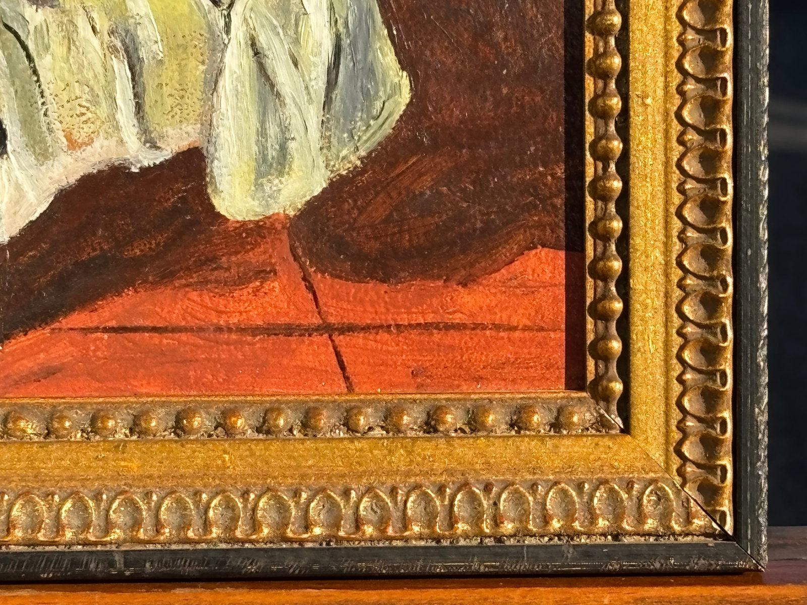 Charming Mid-20th C. American Original Oil on Board - Brooklyn, Nyc - 8