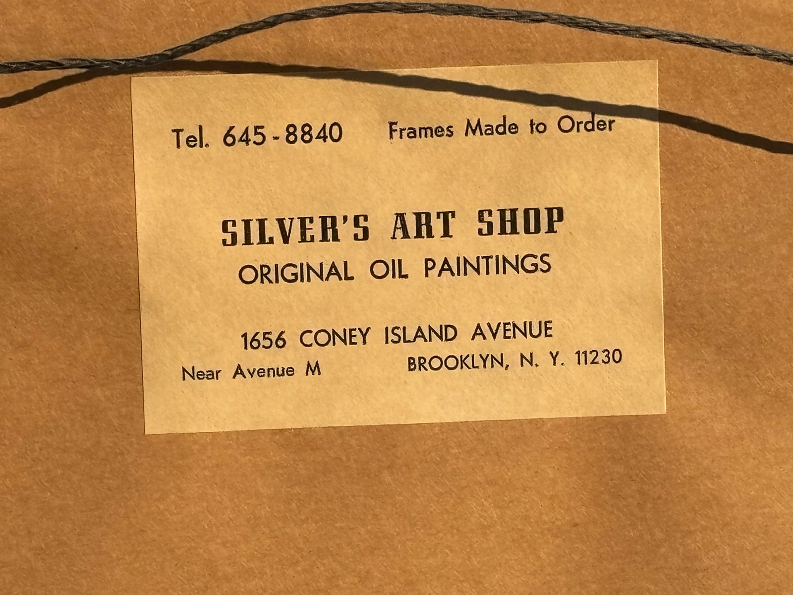 Charming Mid-20th C. American Original Oil on Board - Brooklyn, Nyc - 9