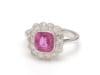 Natural 2.29 cts pink sapphire & 0.81 cts diamond ring in 18k gold - 6