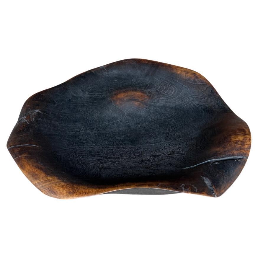 Andrianna Shamaris Charred Sculptural Bowl Or Platter - 2