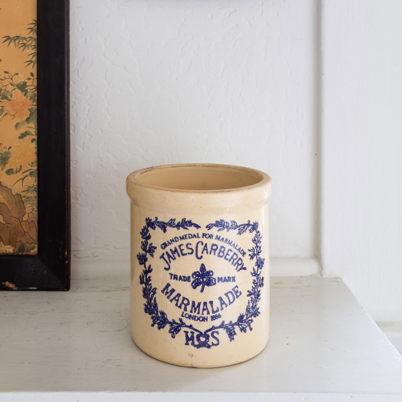 James Carberry London Ceramic Stoneware Marmalade Crock Half Gallon - 3