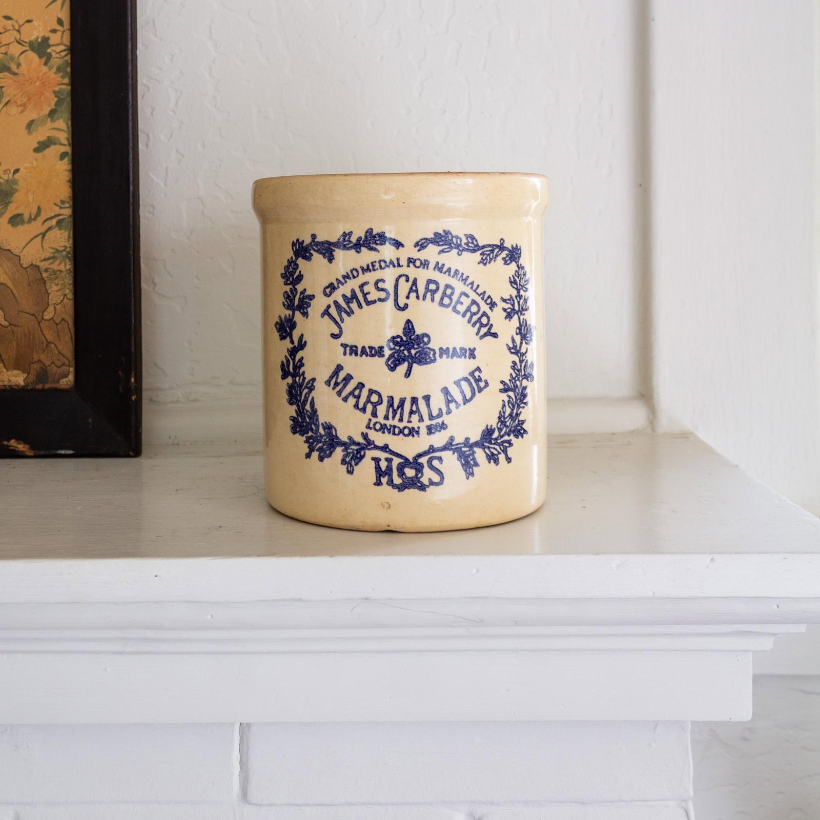 James Carberry London Ceramic Stoneware Marmalade Crock Half Gallon - 7