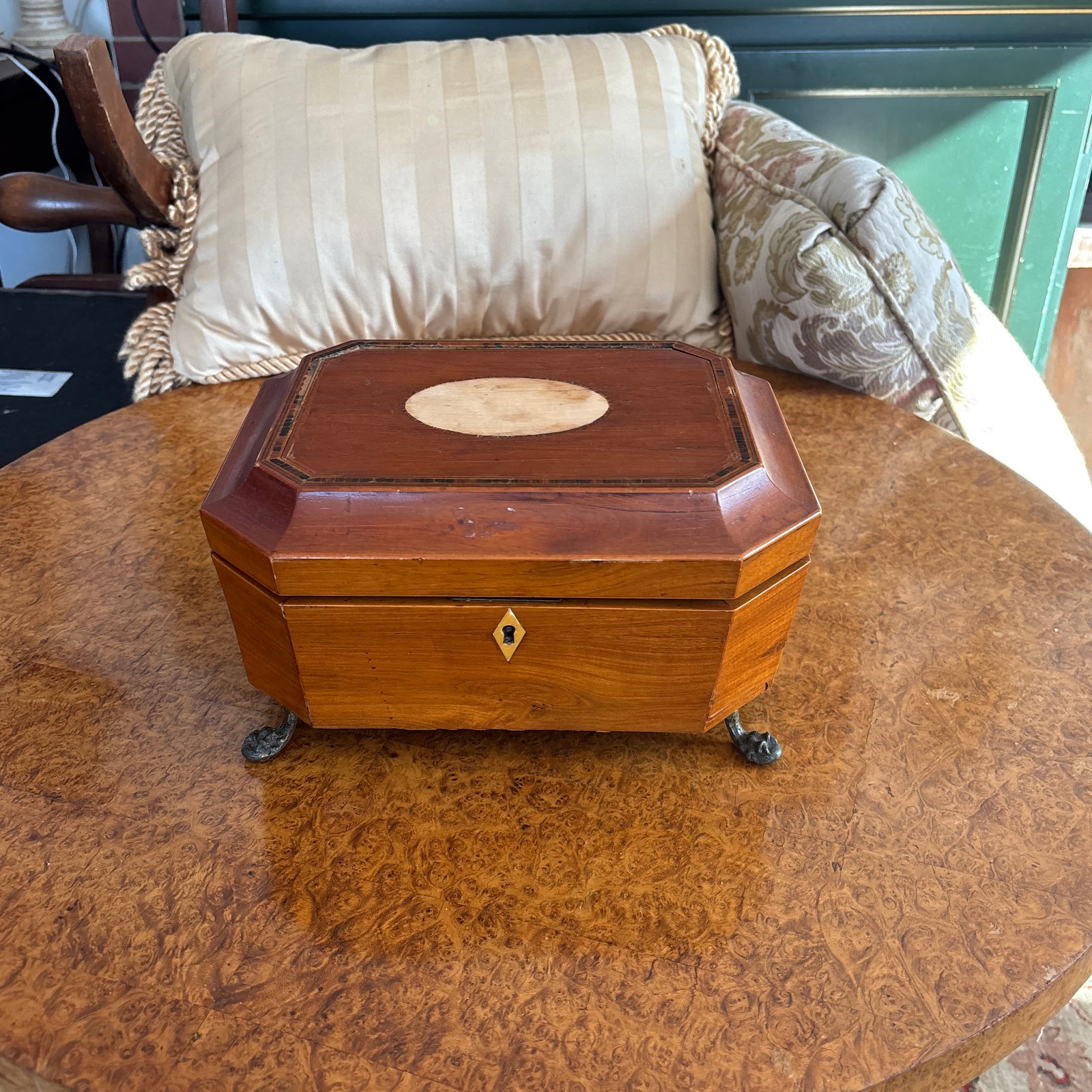 Early 19th Century Regency Style Sewing Box - 10