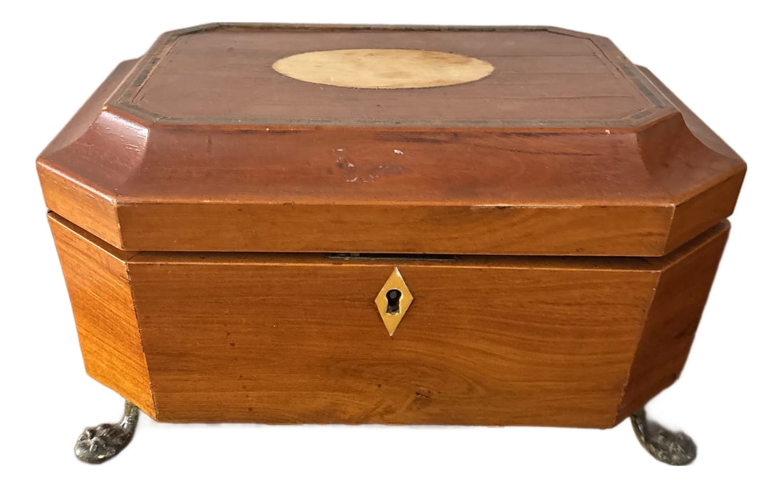 Early 19th Century Regency Style Sewing Box (1 of 10)
