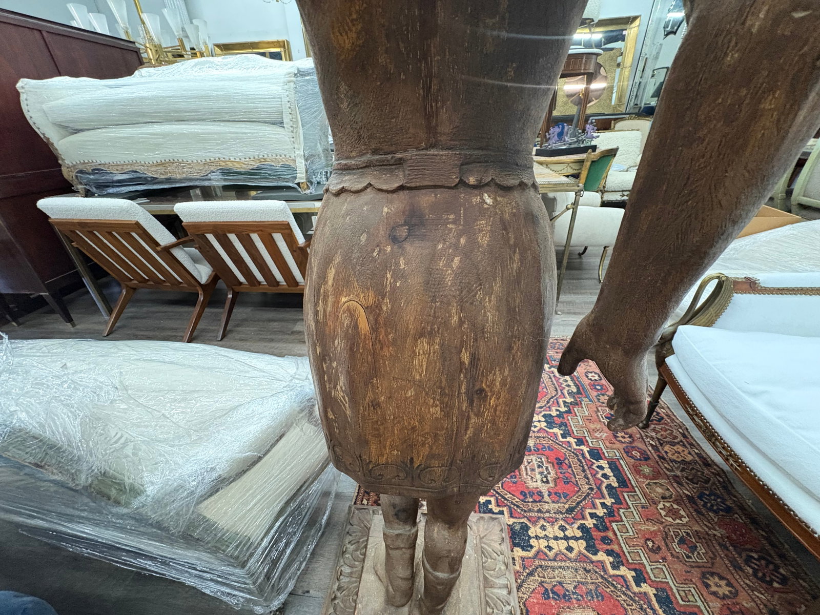 Early 20th Century Italian Carved Male Sculpture - 10