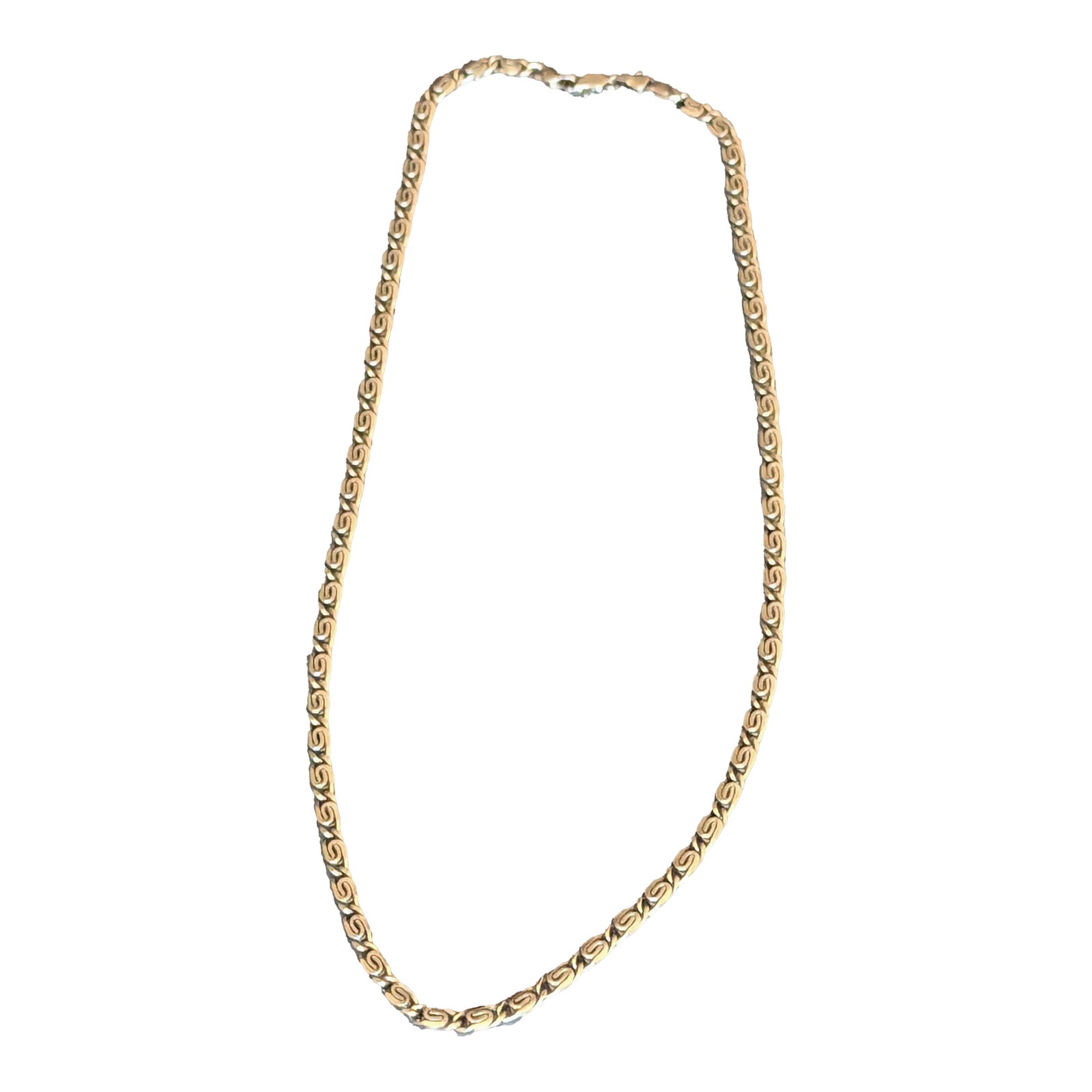 Vintage 24" N Silver Chain, Quality Snail Pattern: Stamped 925, superior compact construction, it weighs apx 1.25 ounces. Nice length. Condition: Alterations: Original Condition Unaltered Imperfections: Some Imperfections Condition Notes: The chain