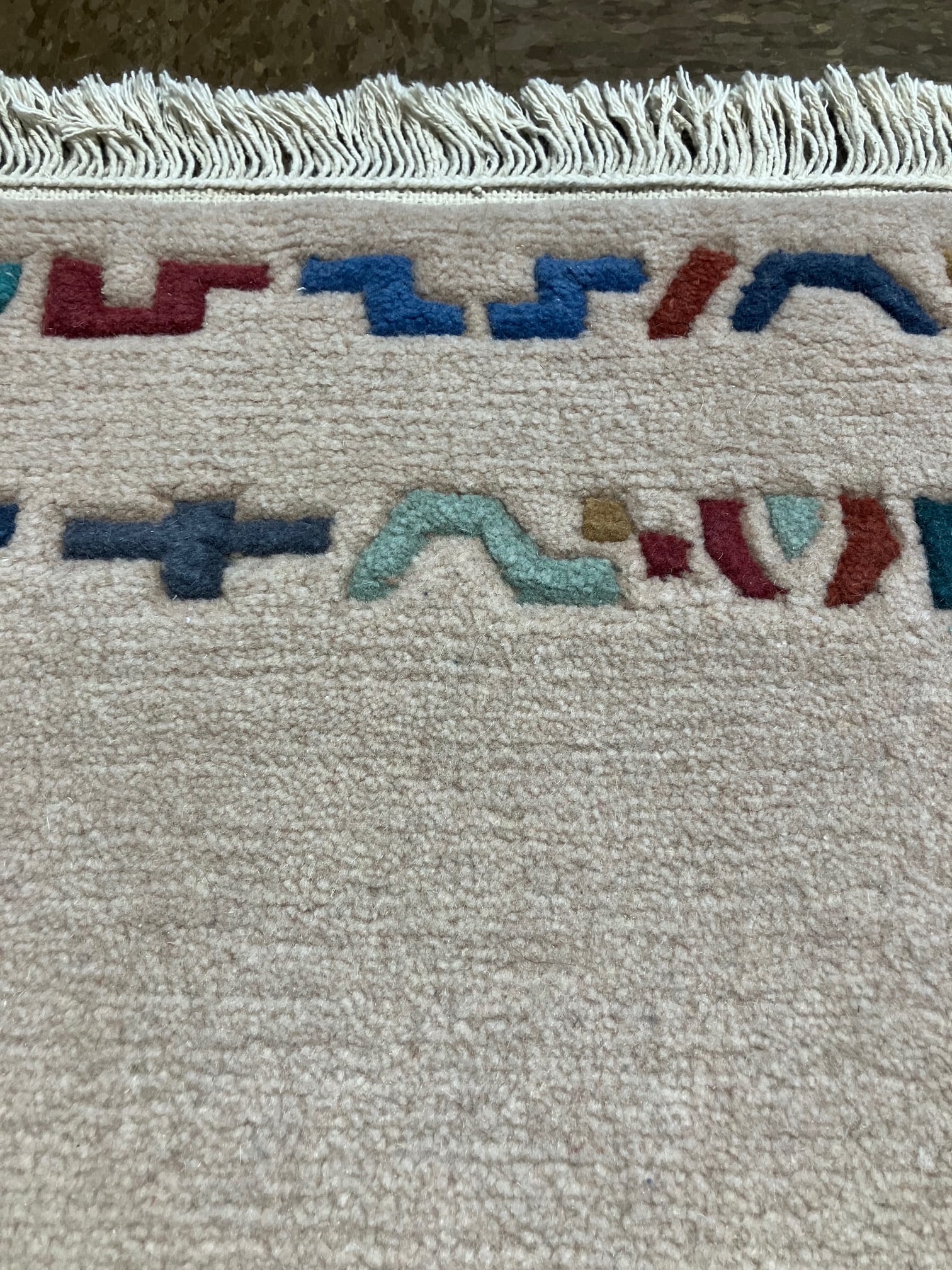 Modern Hand-Knotted Nepal Rug 3'2" X 5'3" - 3