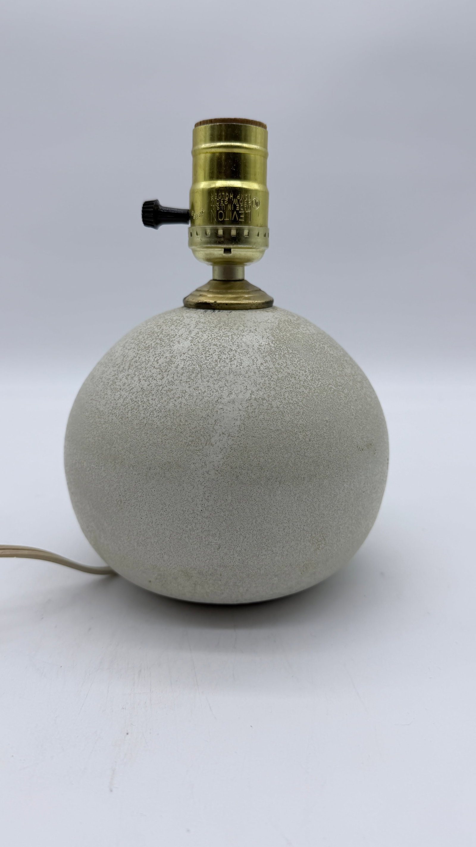 Vintage Steve & Miky Cunningham Studio Pottery Sphere Ball Lamp, Iowa, Circa 1980s–1990s - 15