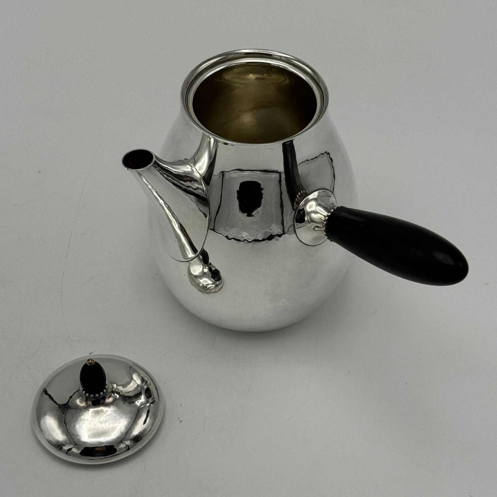 Georg Jensen Six Piece Sterling Silver Tea and Coffee Service Denmark 1915 - 12