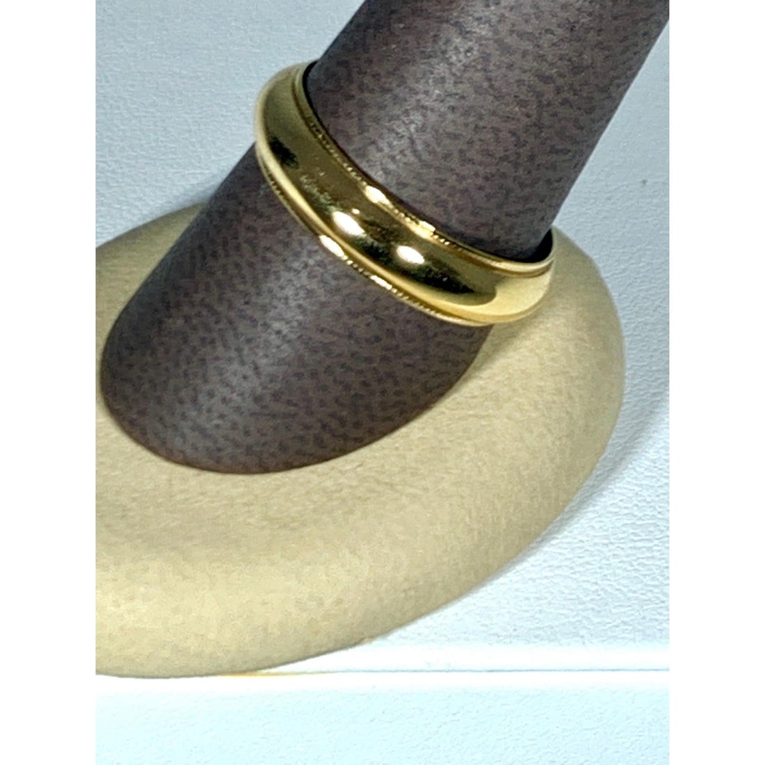 14 Karat Gold Wedding Band, Domed With Step-Down Edge 6 Grams - 4