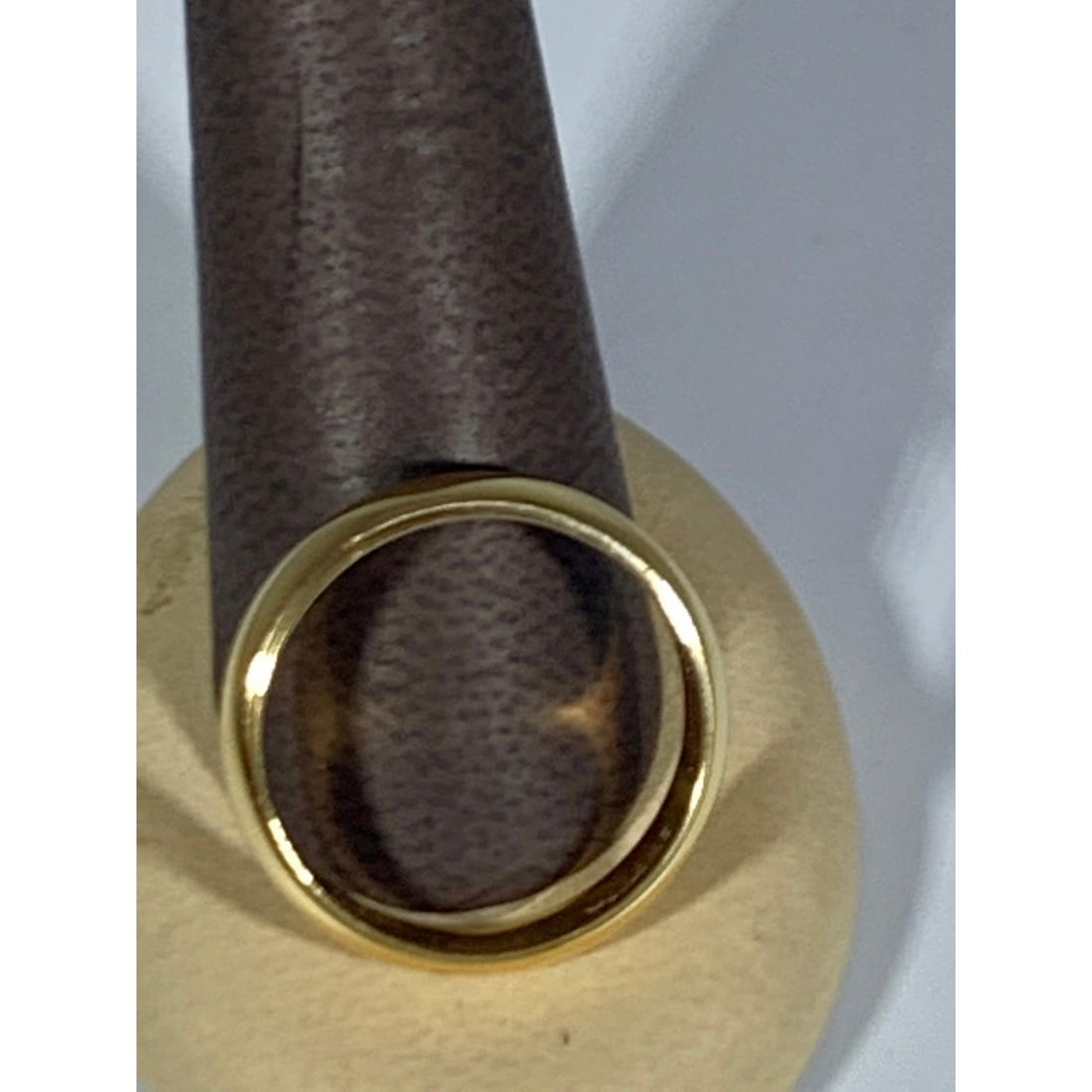14 Karat Gold Wedding Band, Domed With Step-Down Edge 6 Grams - 7