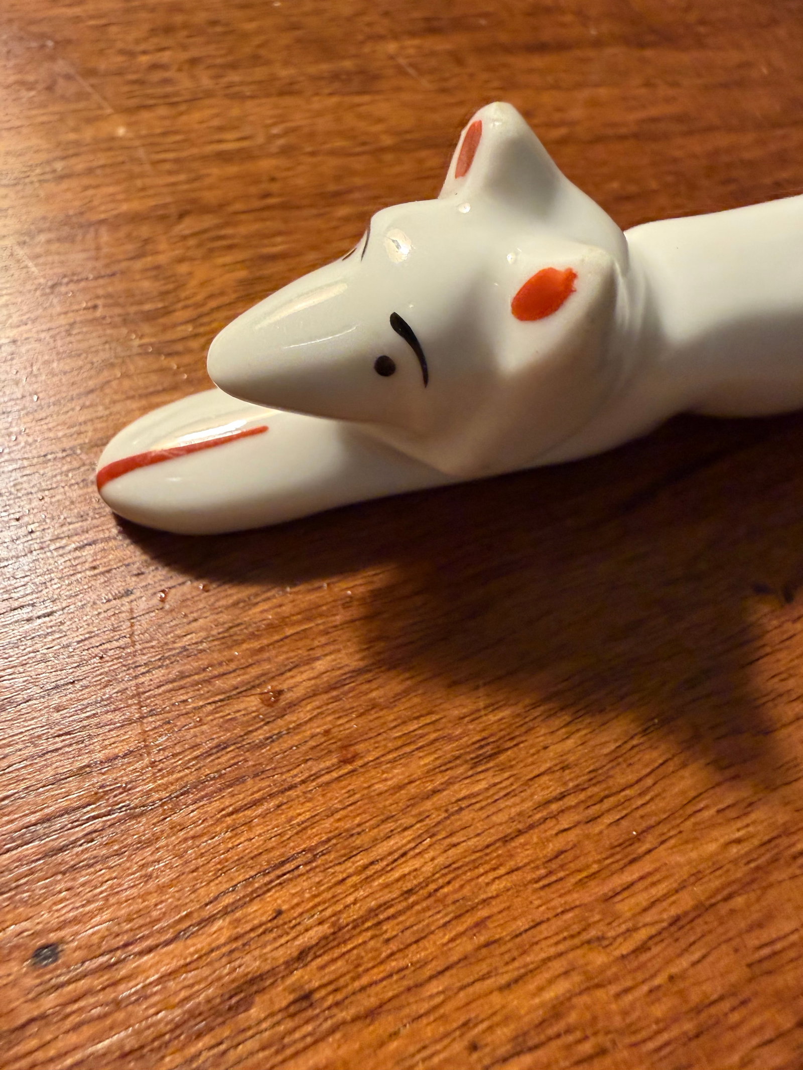 Vintage Art Deco Pfeffer Gotha Porcelain Animal/Fox Knife Rests, Set of 6 - 4