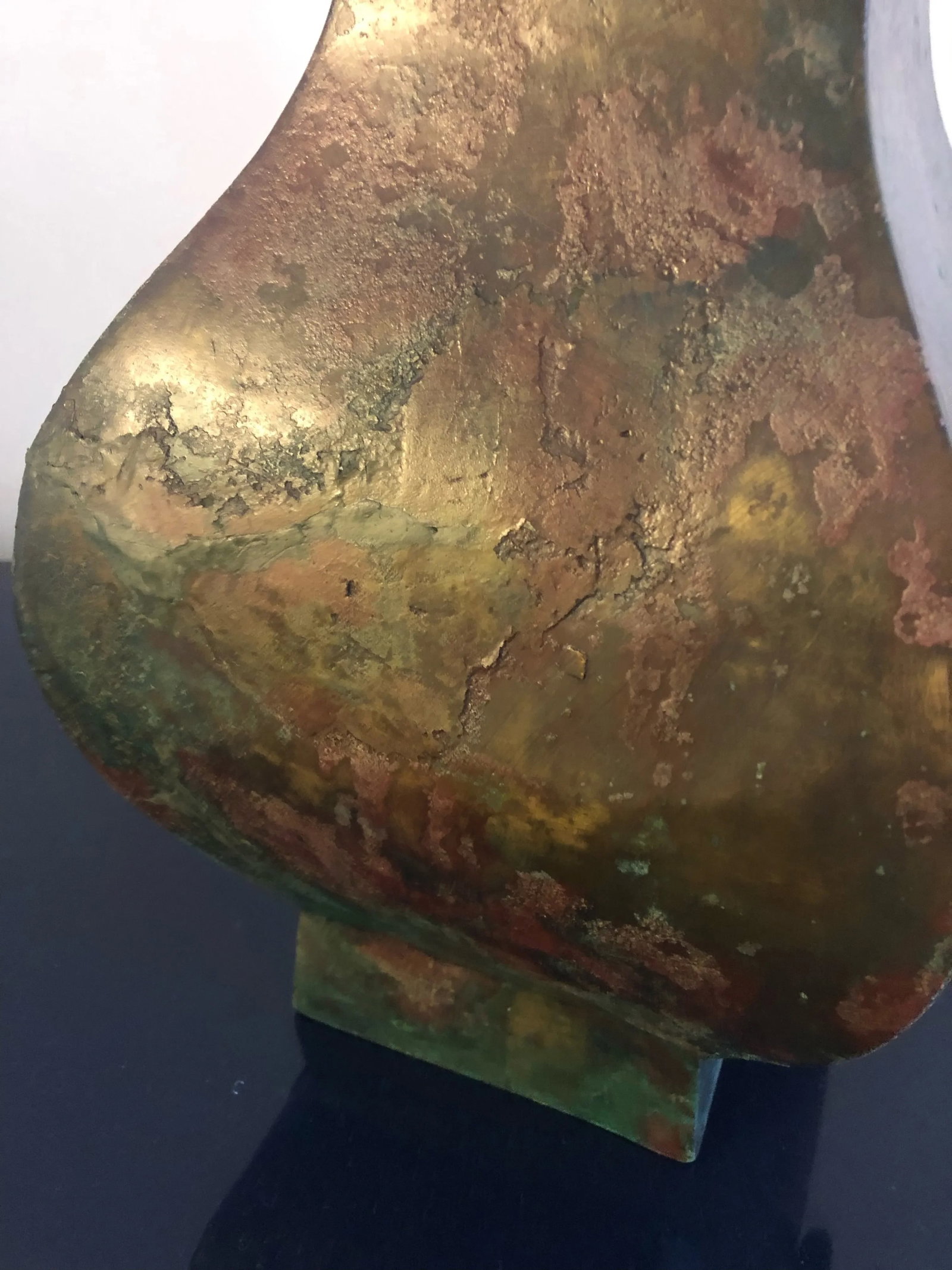 Bronze Fang Hu Ritual Wine Vessel Han Dynasty - 5