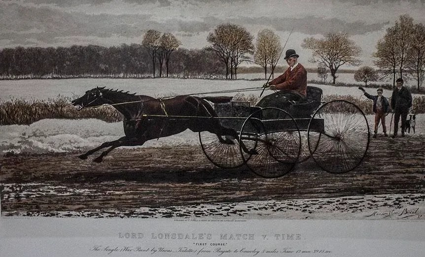 Lord Lonsdale Match V Time - Framed Handmade Restrike Engraving - 2