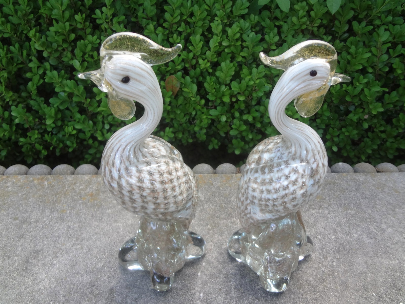 Pair of Murano Glass Birds Attributed to Archimede Seguso - 10