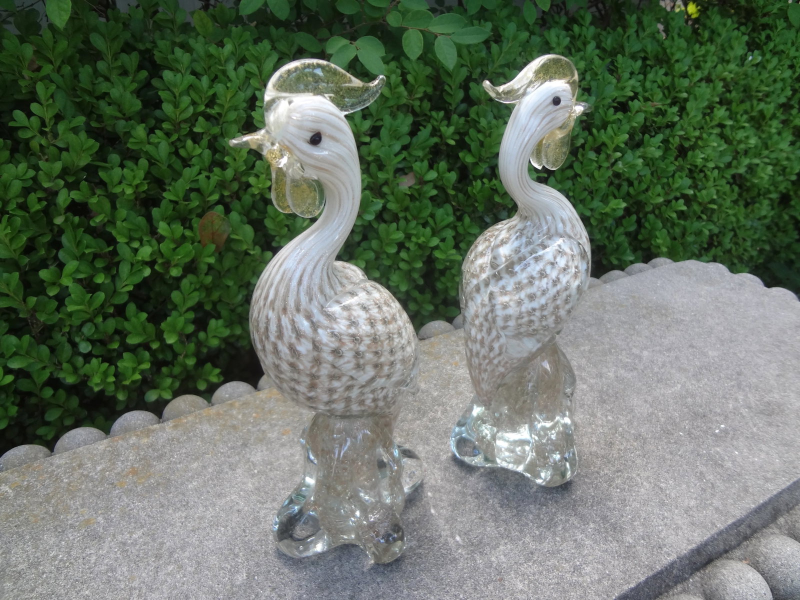 Pair of Murano Glass Birds Attributed to Archimede Seguso - 11