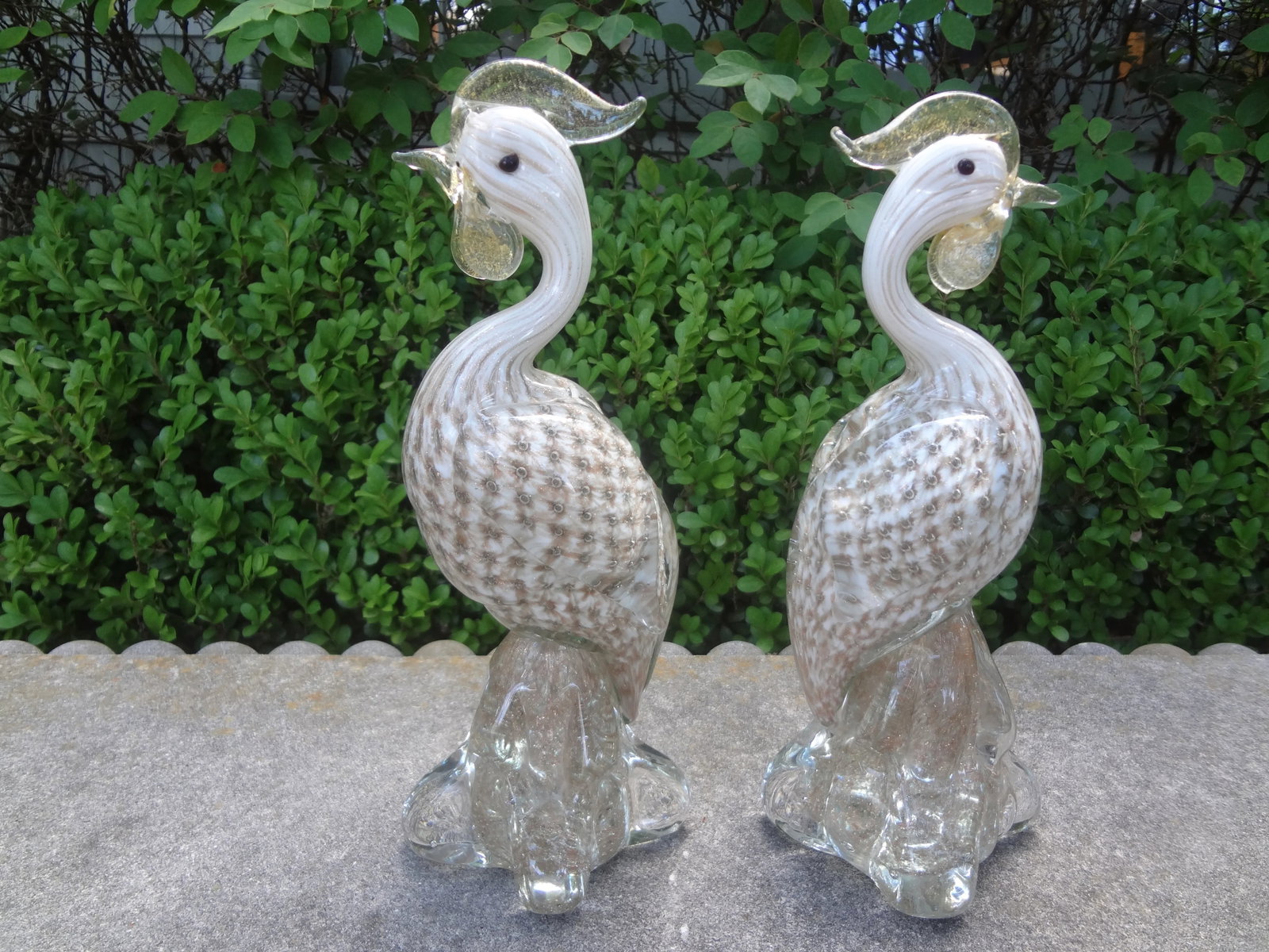 Pair of Murano Glass Birds Attributed to Archimede Seguso - 9