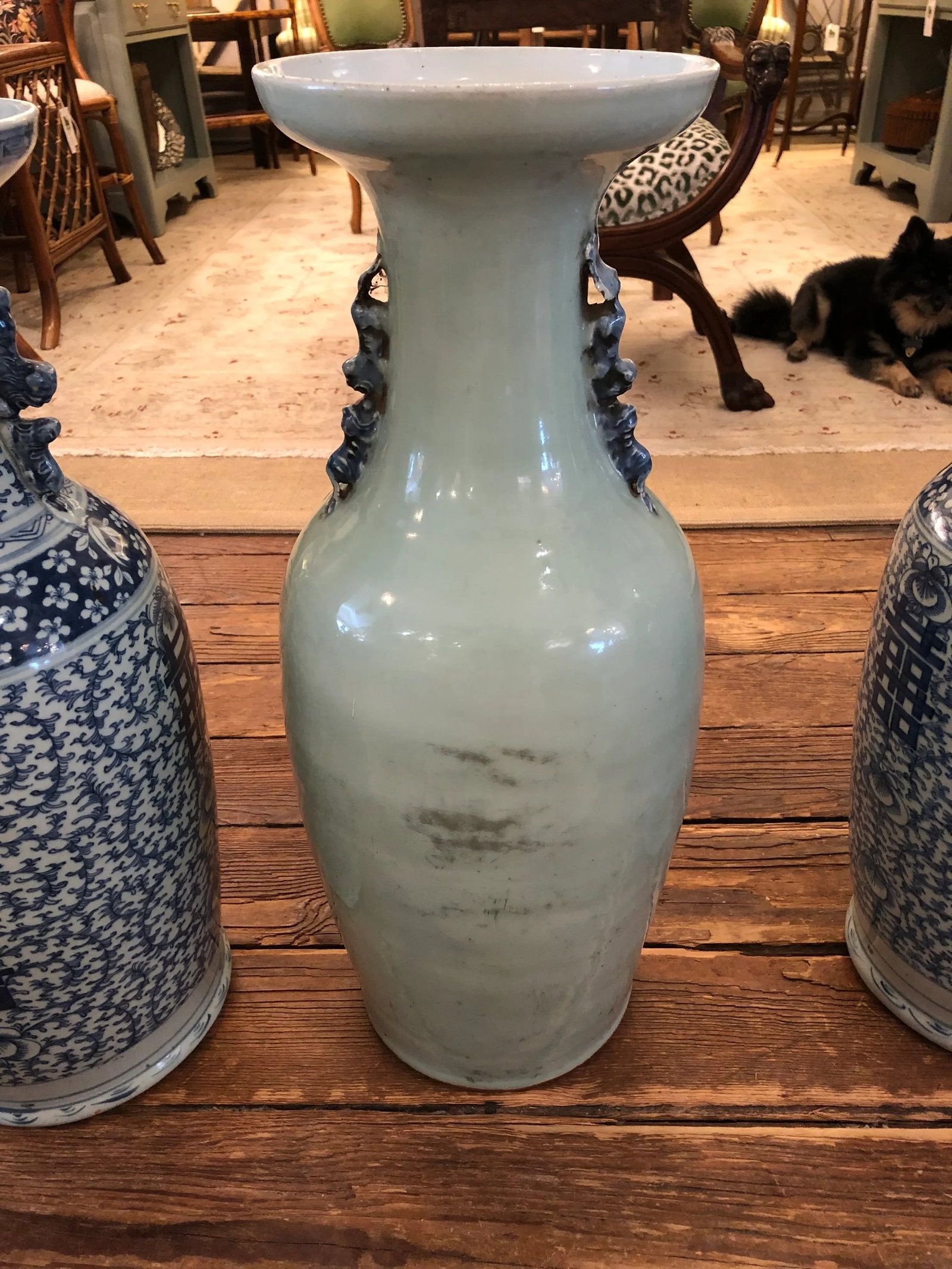Large Collection of Blue & White Chinese Vases -Set of 3 - 11