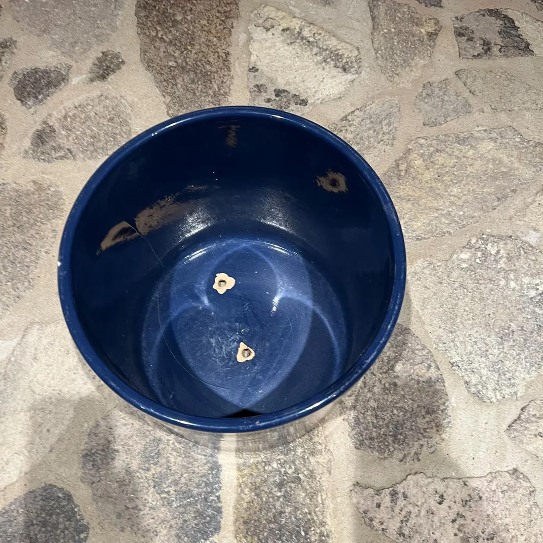 1960s Gainey Pottery Cobalt Blue Architectural Planter California - 5