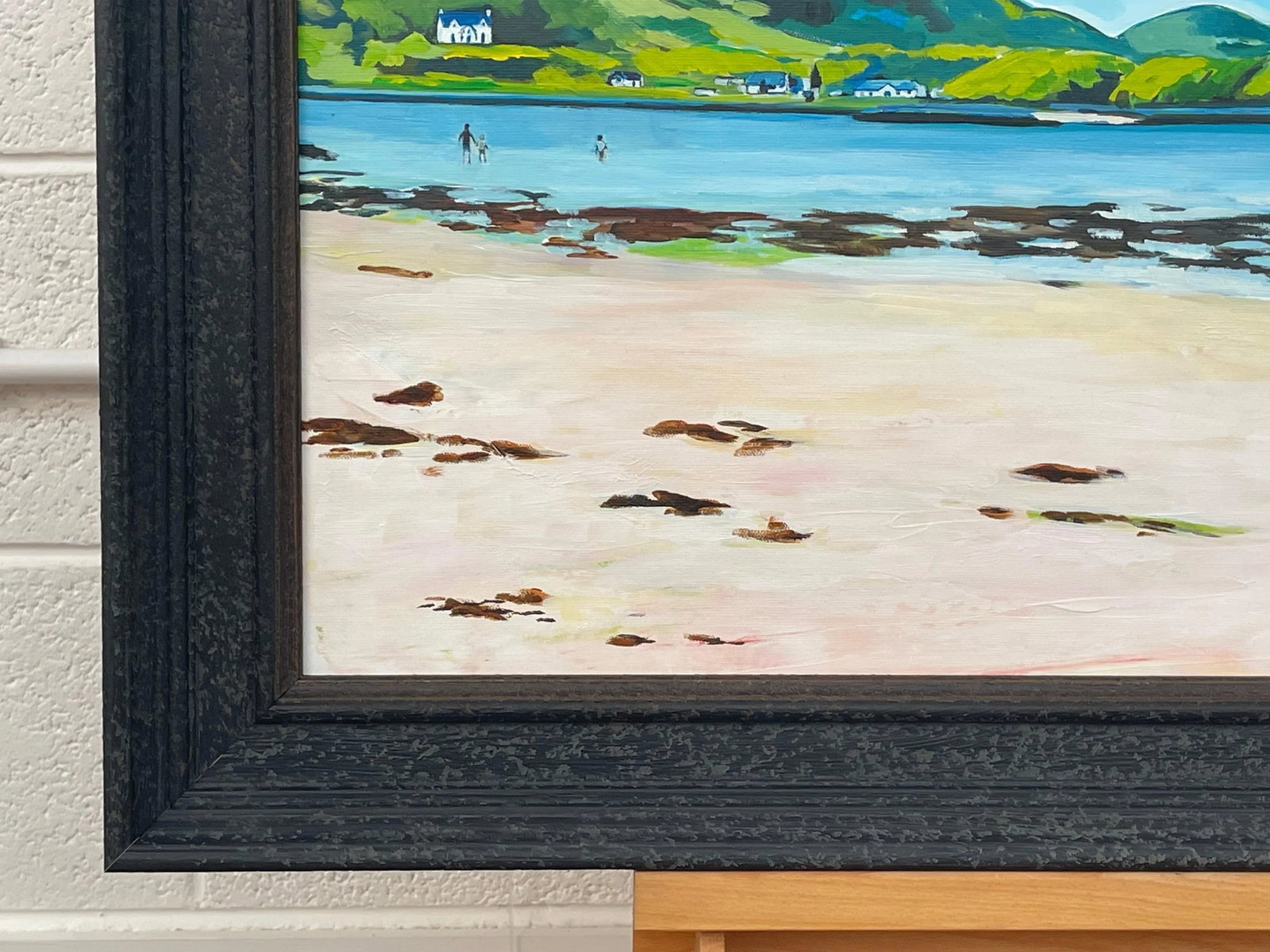 White Sandy Beach Near Isle of Skye in Scottish Highlands by Contemporary British Artist - 10
