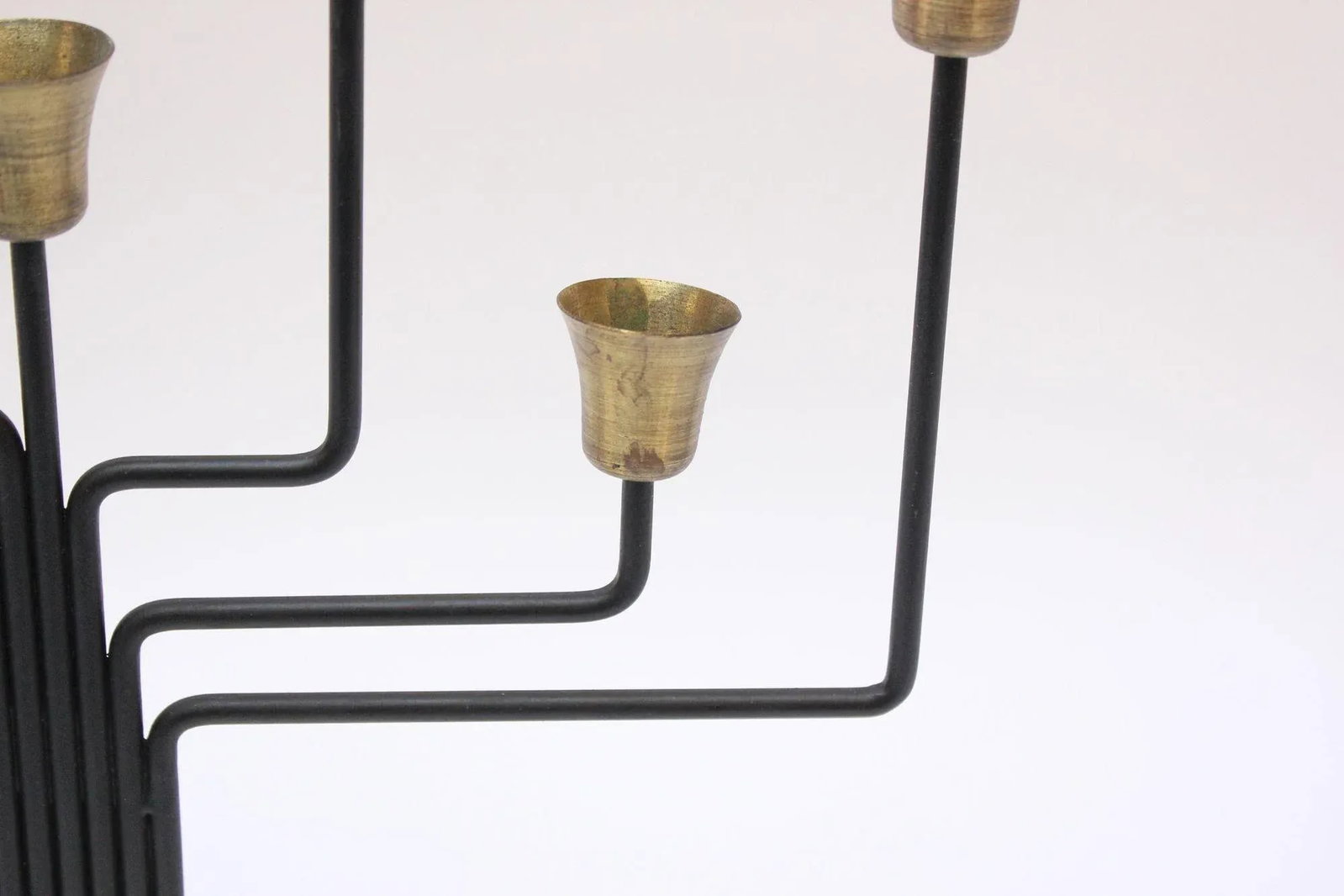 Danish Modern Seven-Arm Brass Candelabrum by Svend Aage Holm SÃ¸rensen - 6