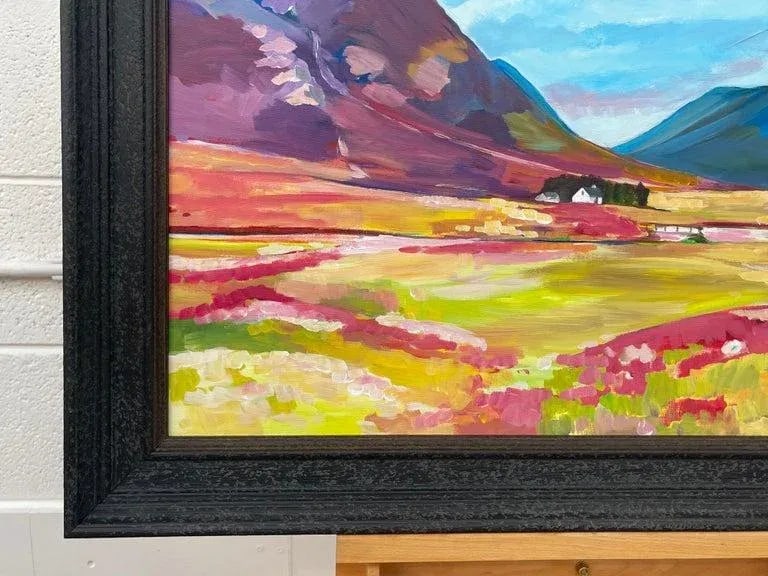 Colourful Abstract Landscape Painting of Scottish Highlands by Contemporary Artist - 12