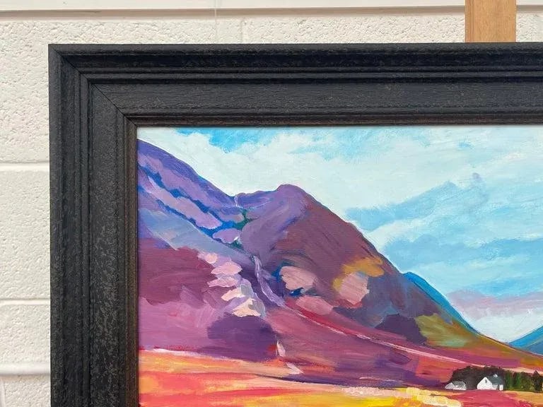 Colourful Abstract Landscape Painting of Scottish Highlands by Contemporary Artist - 6