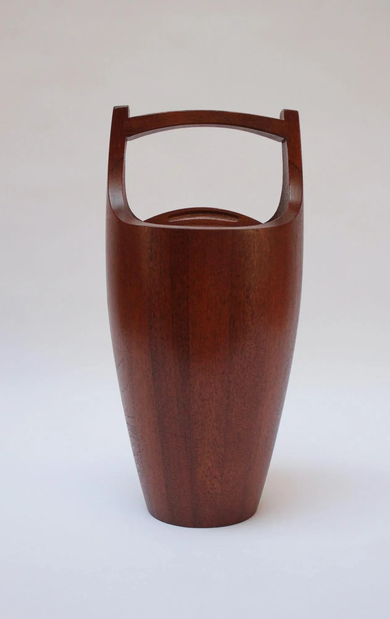 Large Staved Teak Ice Bucket by Jens Quistgaard for Dansk - 3