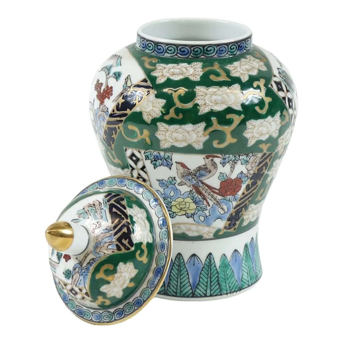 1960s Gold Imari Hand Painted Porcelain from Japan: 1960s Gold Imari Hand Painted Porcelain from Japan Condition: Alterations: Unknown Imperfections: Some Imperfections Condition Notes: Good Condition. See pictures for more details. Origin: Japan