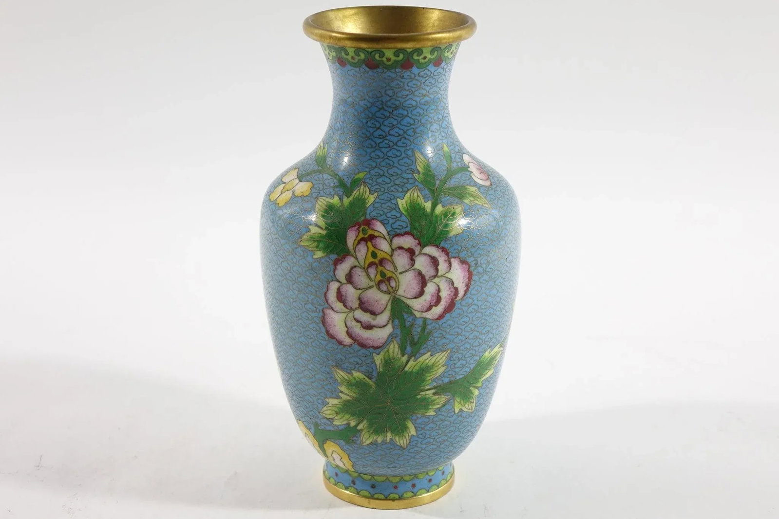 A Pair of Antique Chinese Cloisonne Vases - - 7