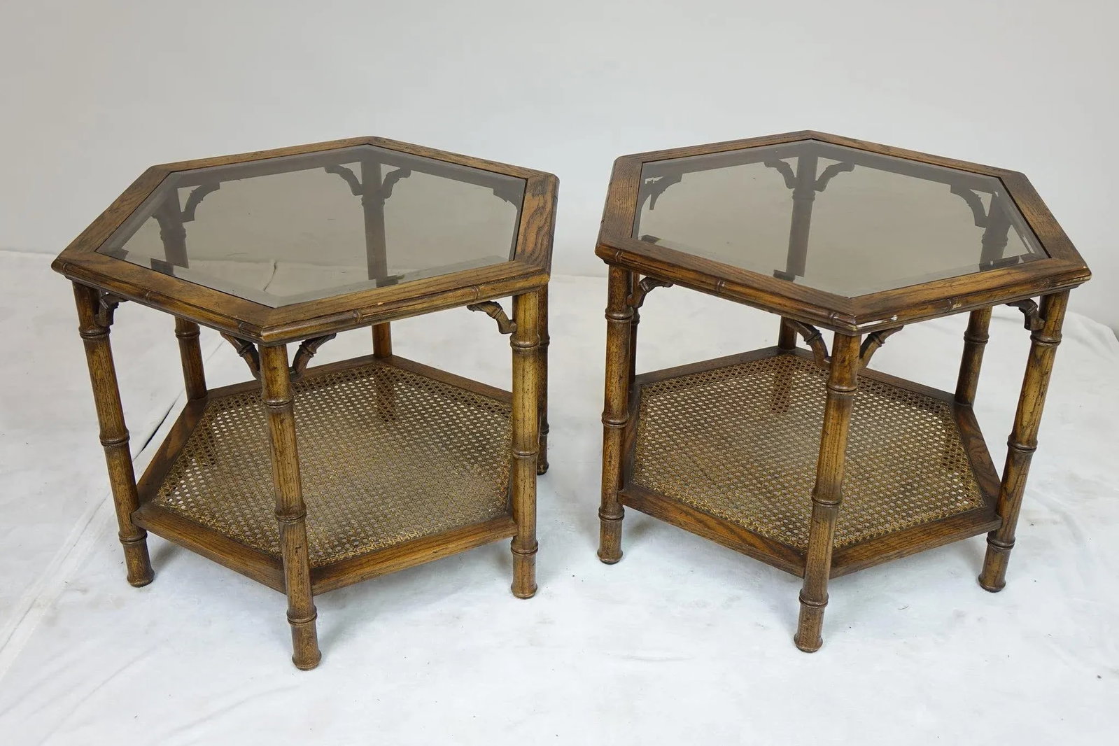 Mid 20th Century Octagon Tables - A Pair - 11