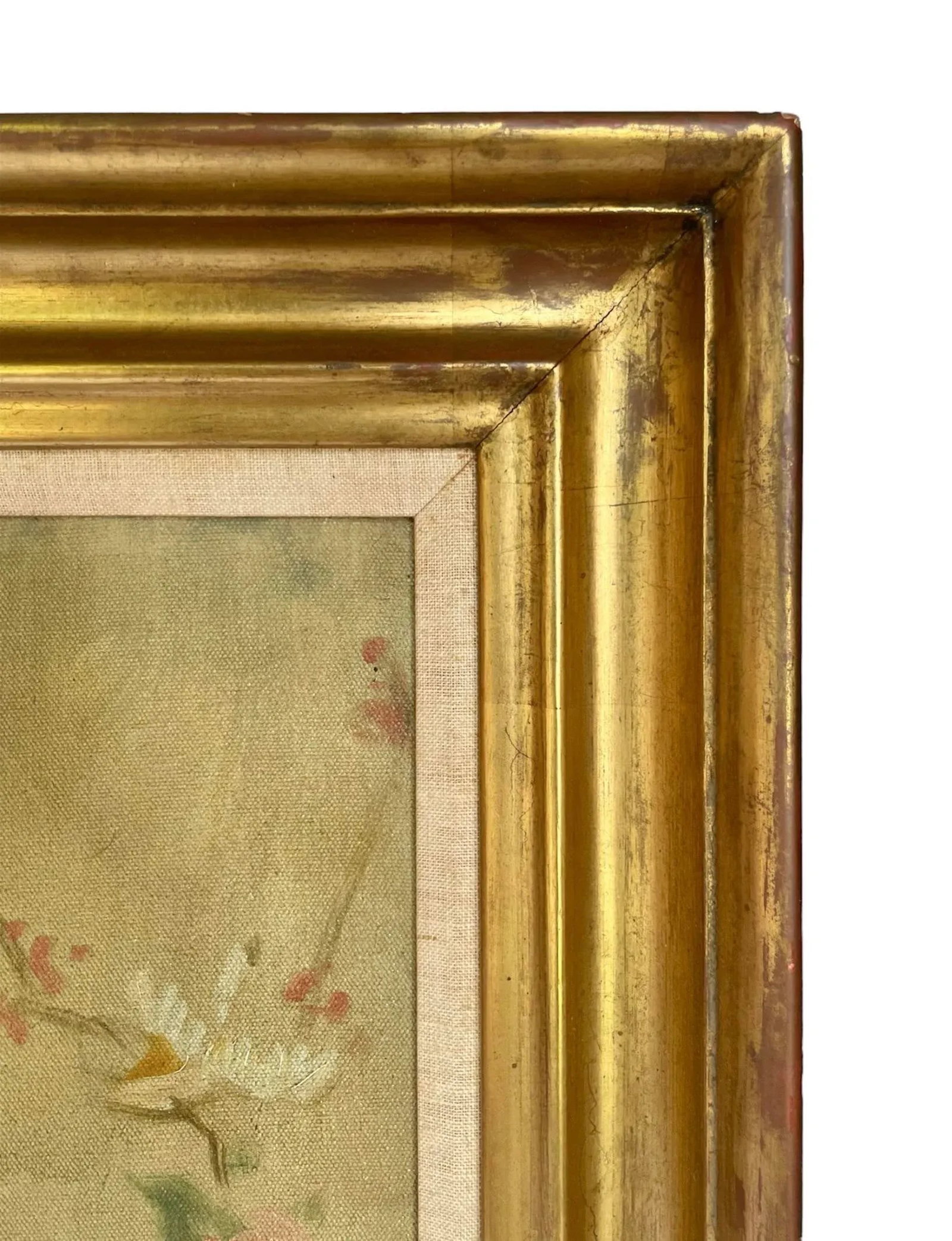 "The Mandarin Robe" Portrait Oil Painting on Canvas by Margaret Fitzhugh Browne, Circa 1920 - 4
