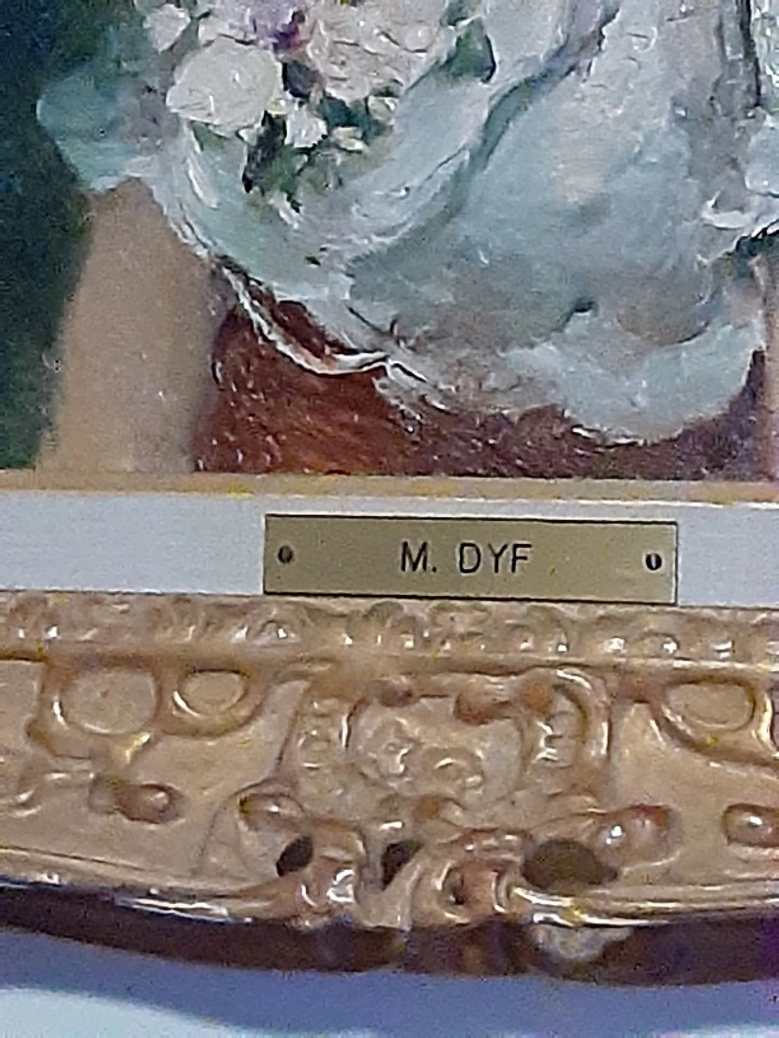 Mid 20th Century Original Oil Marcel Dyf Muse Painting of His Muse, Framed - 5