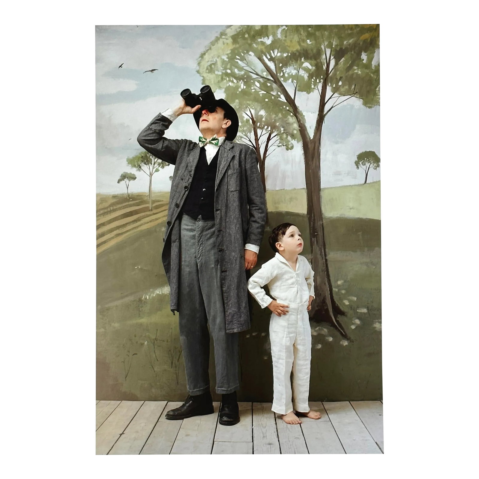Paolo Ventura-The Birdwatcher #01, Signed (Pigment Print on Luster Paper) (1 of 3)