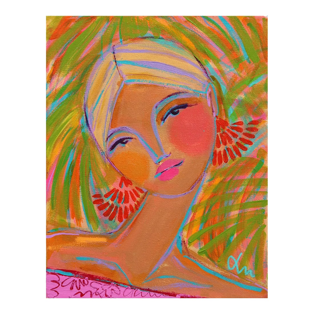"Malibu Barbie" Original Artwork by Lindsey McCord (1 of 9)
