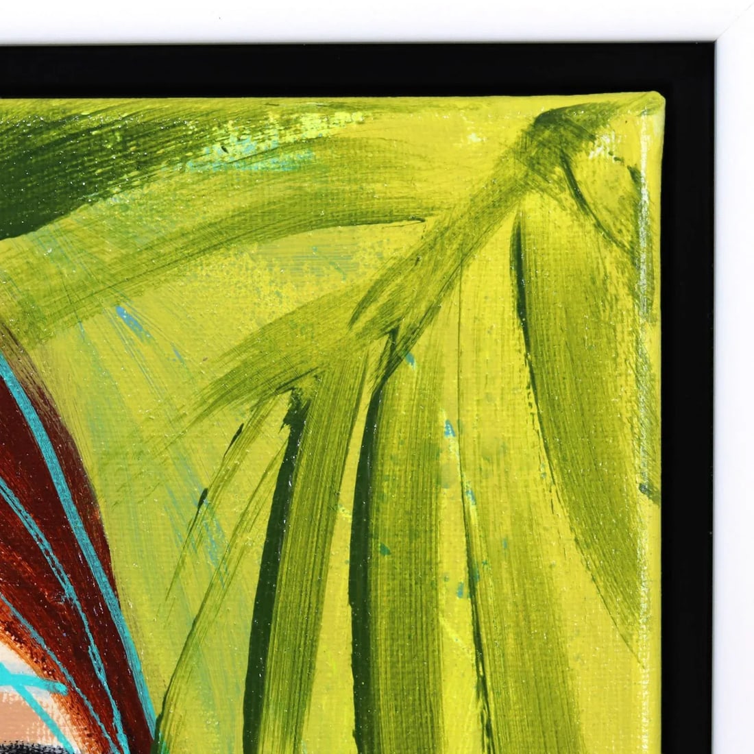 "Miss Priss Palms 2" Original Artwork by Lindsey McCord - 3