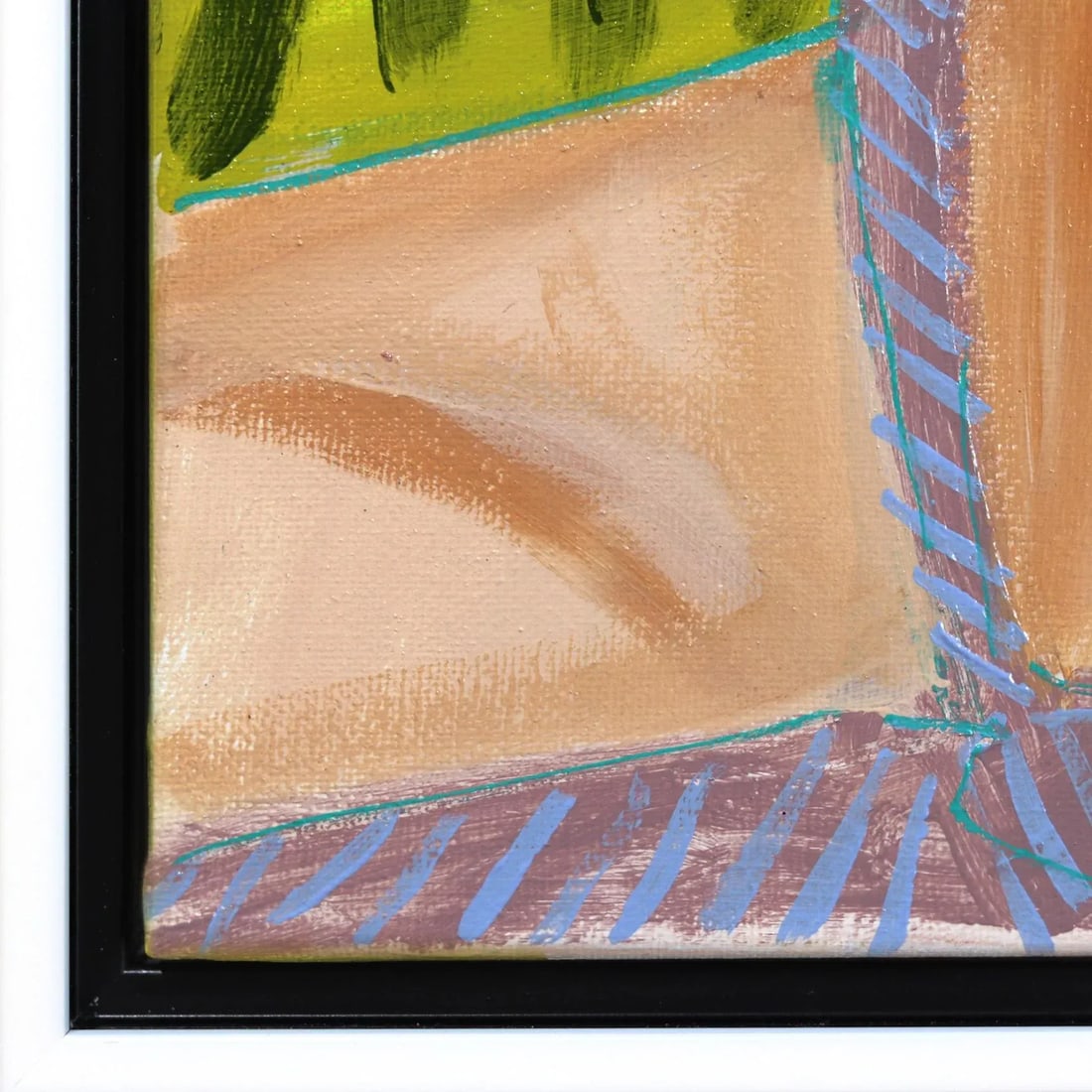 "Miss Priss Palms 2" Original Artwork by Lindsey McCord - 4