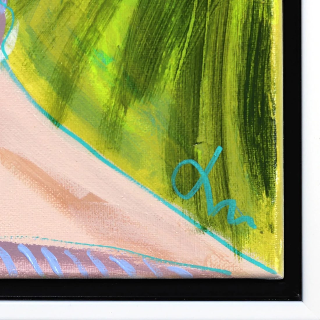 "Miss Priss Palms 2" Original Artwork by Lindsey McCord - 5