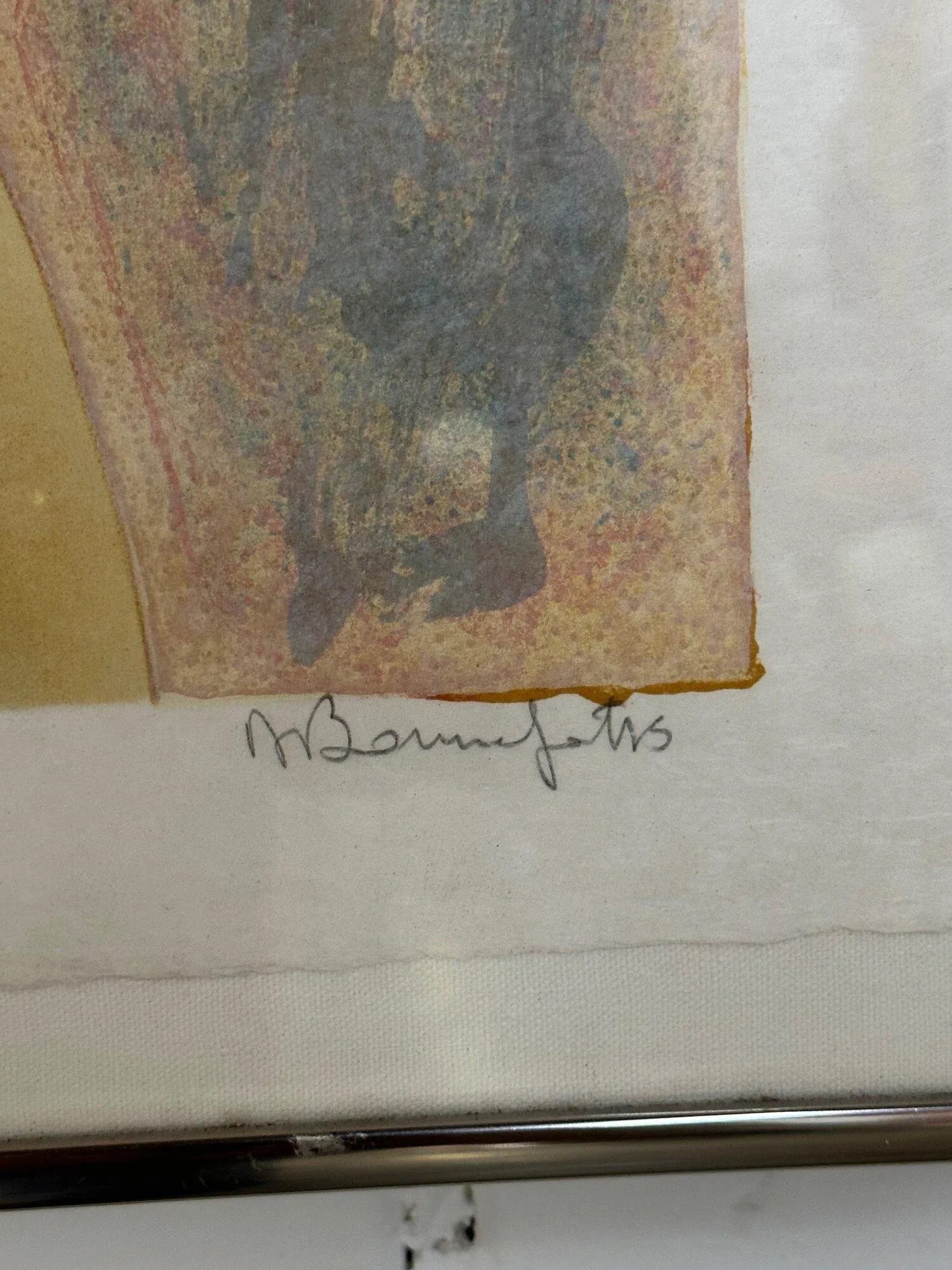 1970s Modern Nude Signed Lithograph - 3